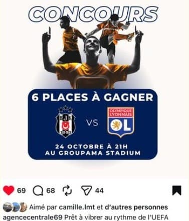 Événement Agence Centrale : Concours OL